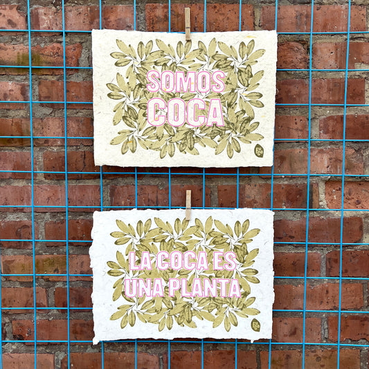 🍃 Combo Afiche "La Coca es una planta" + Afiche "Somos Coca"