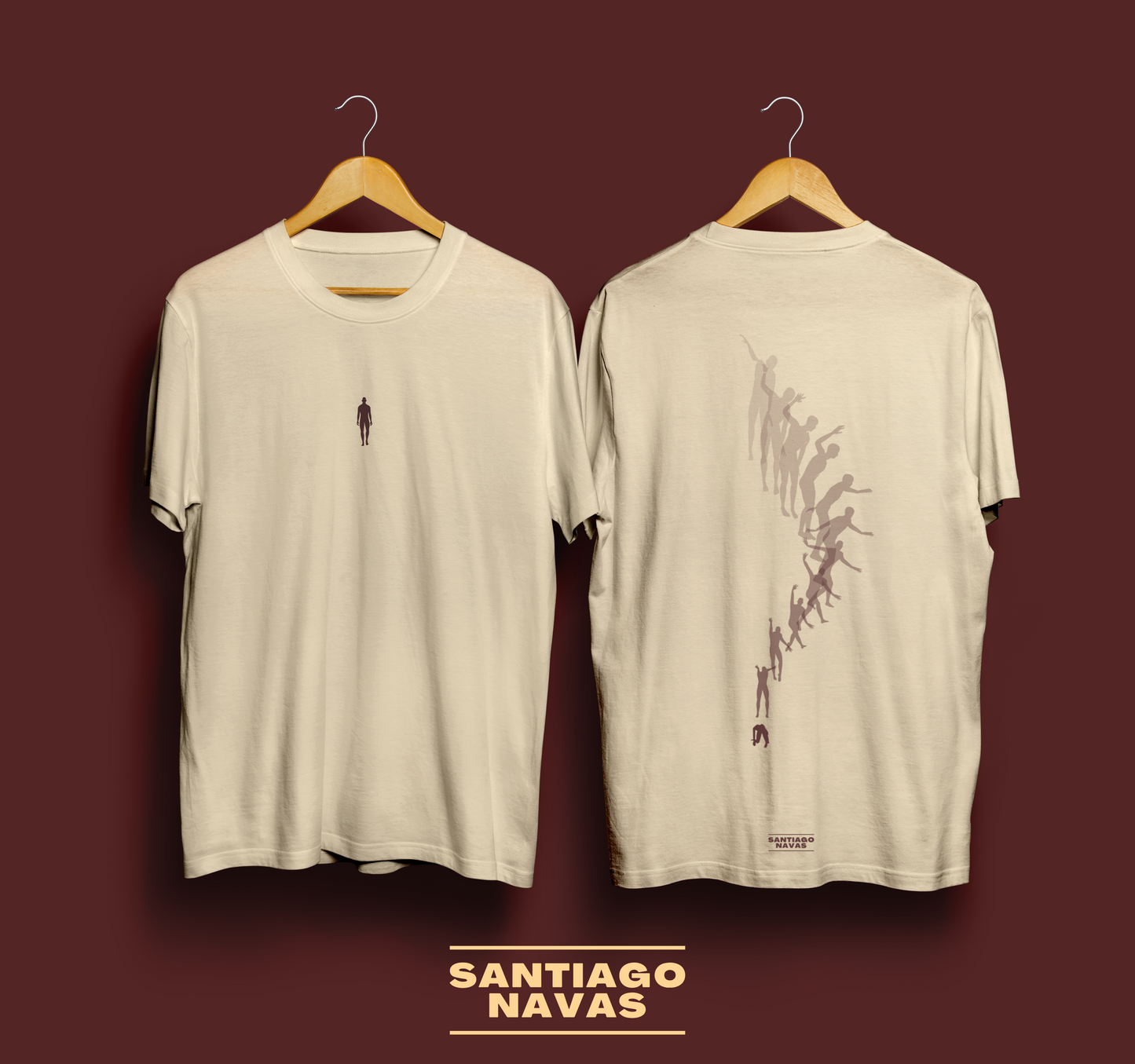 Camiseta La Ley Del Juego - Vinotinto (DCTO 10%)