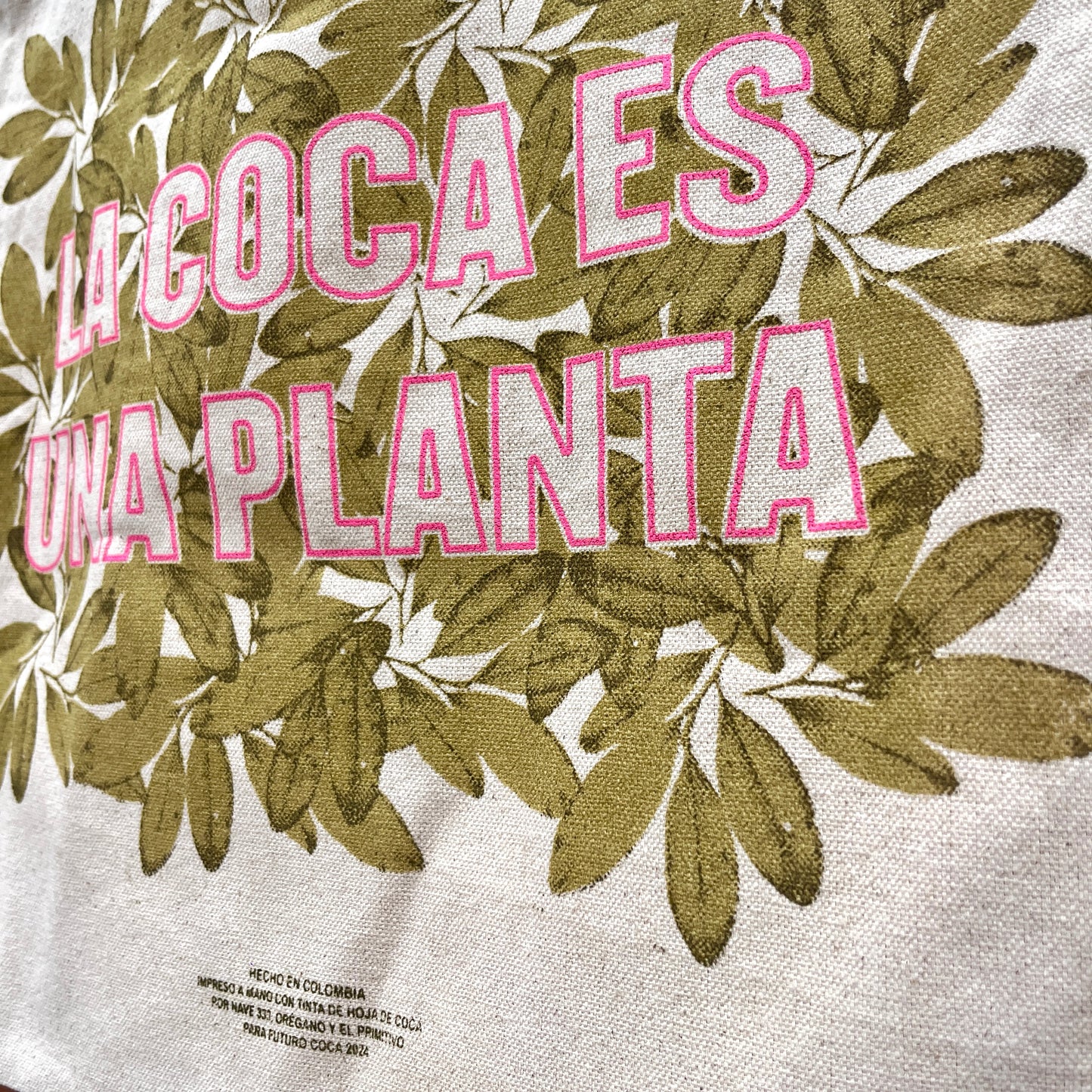 Tote bag Futuro Coca "La Coca es una planta"